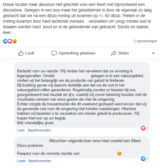 reageren op negatieve reviews