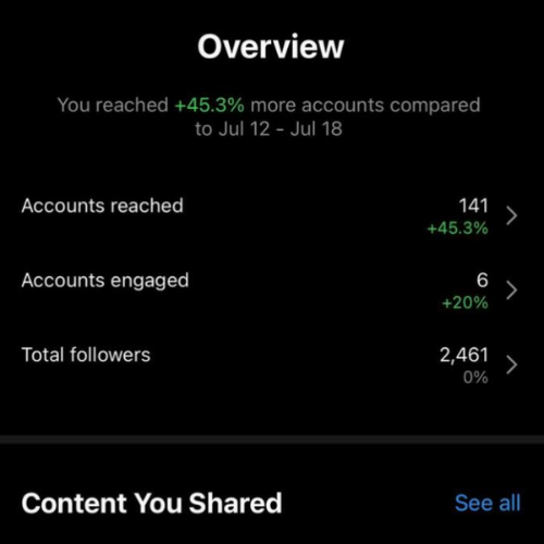 Statistieken instagram