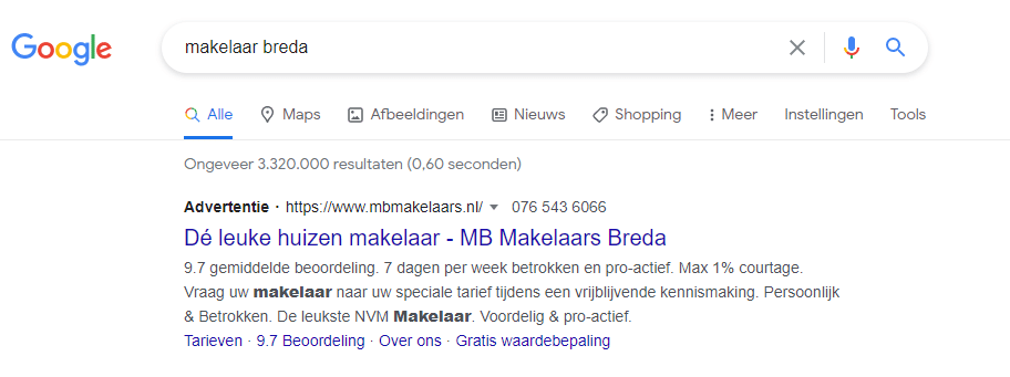adverteren op merknaam