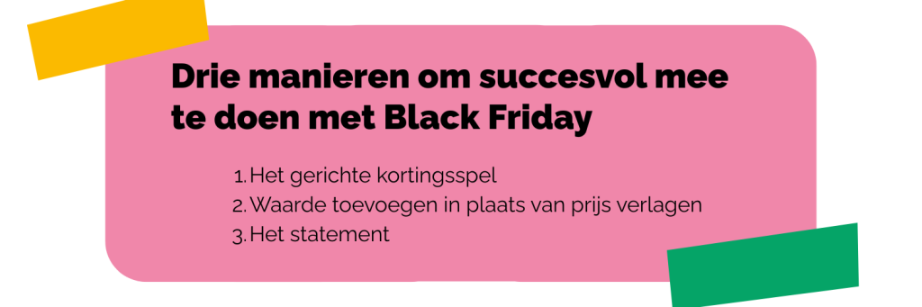 Meedoen aan Black Friday